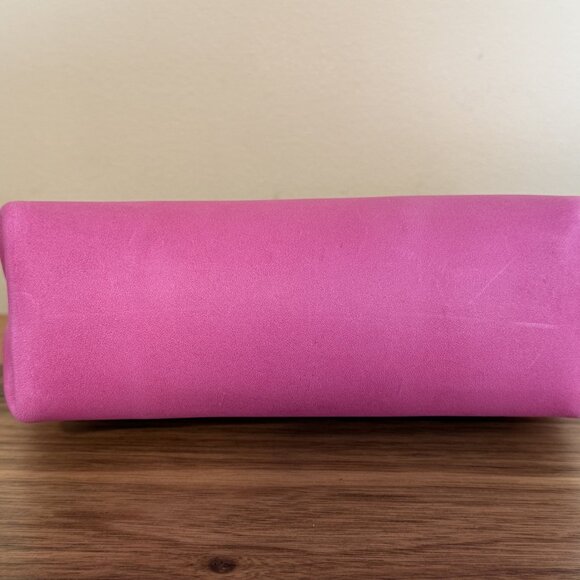 Wolf Leathers Mini Travel Case in Hot Pink NWOT/EUC leather - Picture 3 of 4